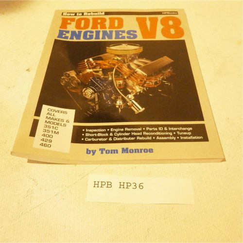 Hp books hp36 reference book rebuild your ford v-8