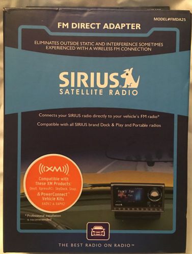 Sirius-xm fmda25 sirius wired fm direct adapter