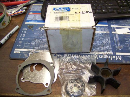 New  mallory johnson evinrude outboard  water pump 9-48202