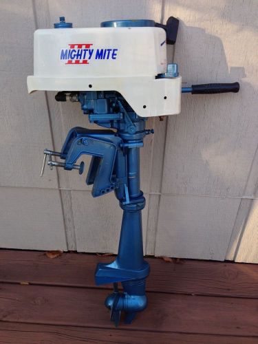 Mighty mite iii neptune outboard motor, about 1987