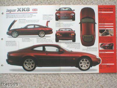 1996 / 1997 jaguar xk8 / xk-8  imp brochure