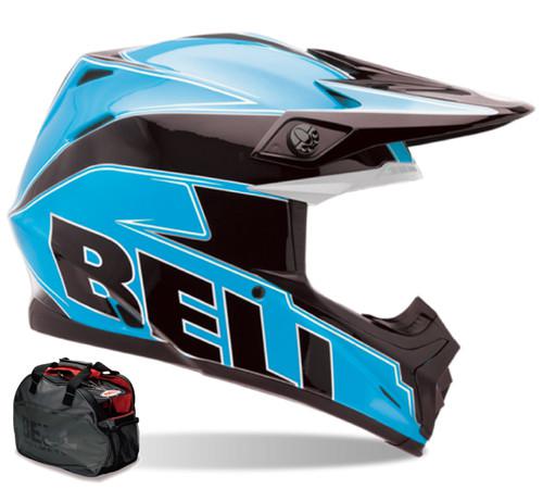 Bell moto-9 emblem blue 2xlarge dirt atv mx motorcycle helmet brand new