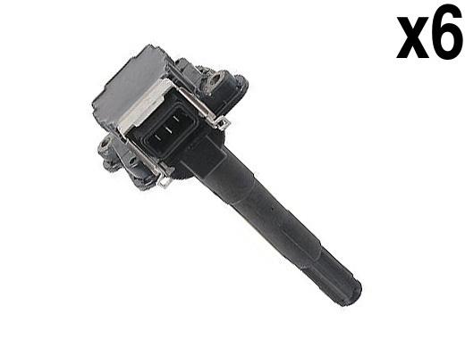 Audi (00-02) ignition coil + spark plug connector (x6) hueco