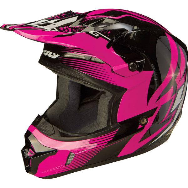 Pink/black xxl fly racing kinetic inversion helmet 2013 model
