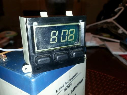 Porsche 944 951 turbo digital dash clock timer oem vdo with plug