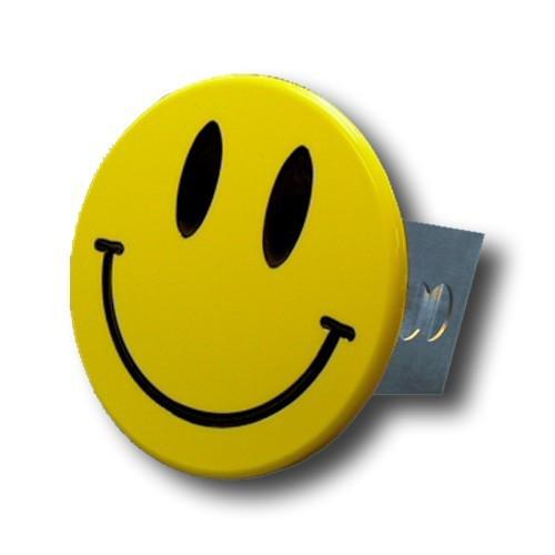 Smiley face chrome trailer hitch plug made in usa genuine