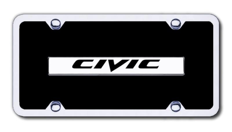 Honda civic chrome/black acrylic kit made in usa genuine