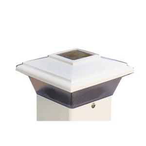 Brand new - dock edge solar cap light 4" - white - 96-253-f