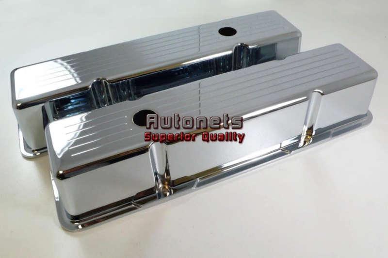 Polished aluminum tall valve covers 87-95 pontiac/camaro/firebird 350 w/ hole