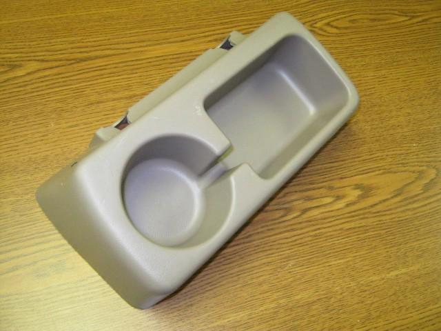 92-96 ford f-150 f-250 f-350 truck oem gray small bench seat cup holder!