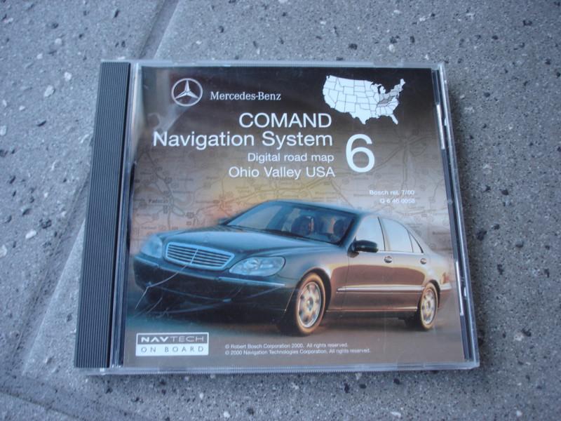 Mercedes benz navigation comand data disk 1999 navtech ohio valley disk 6