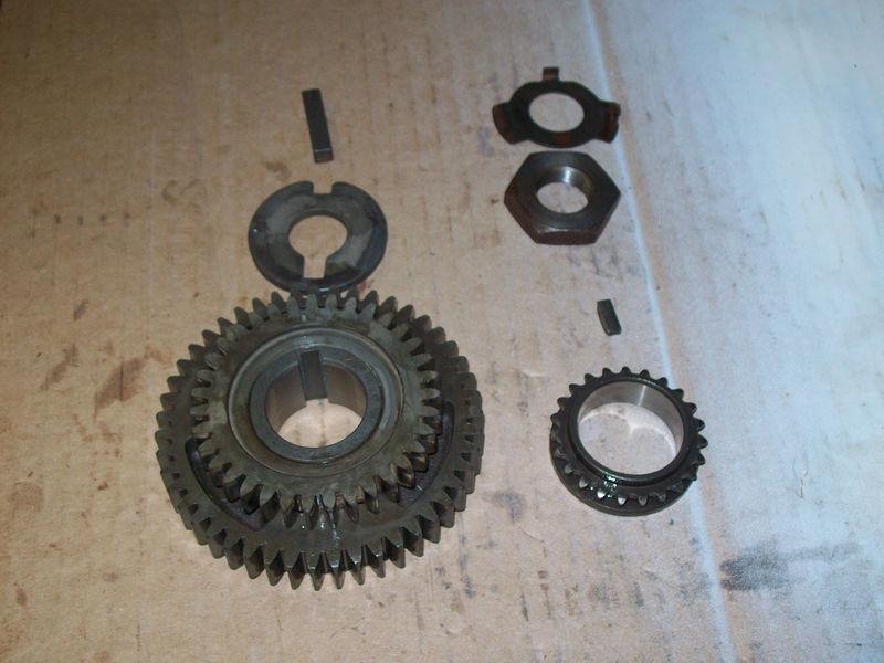 1983 yamaha virago xv 920 crankshaft gears and sprocket xv920