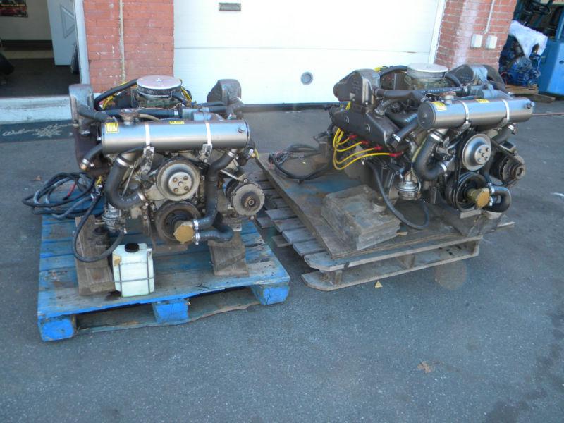 Marine power 350 inboard 300hp fwc complete engines, left/right with 1.52 gears