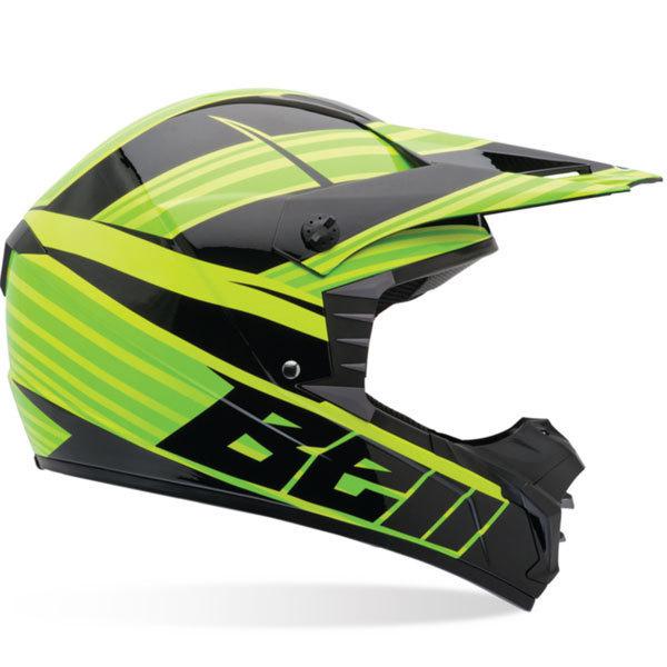Bell sx-1 crusade green black xs-2xl dirt bike moto x helmet new