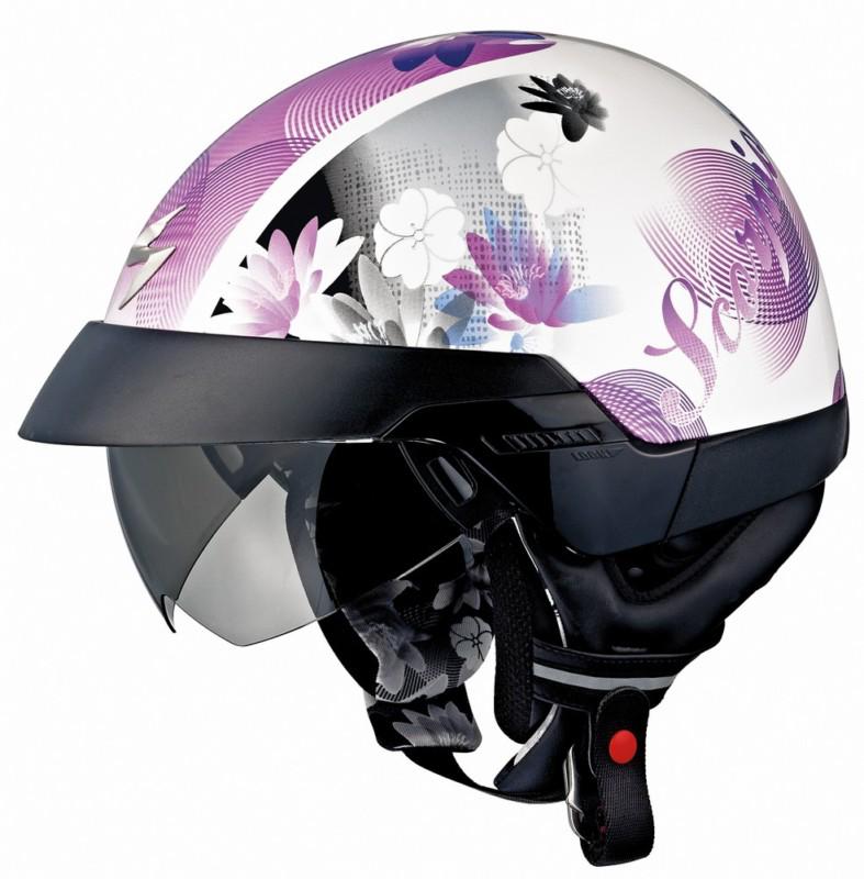 Scorpion exo-100 street helmet - lilly - purple - 2xl