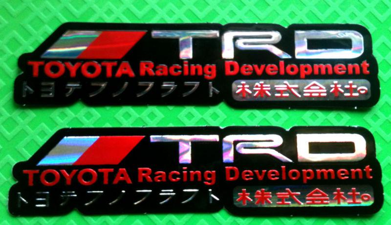 Stickers racing truck trd motocross fj toyota supra echo tundra tacoma corolla 
