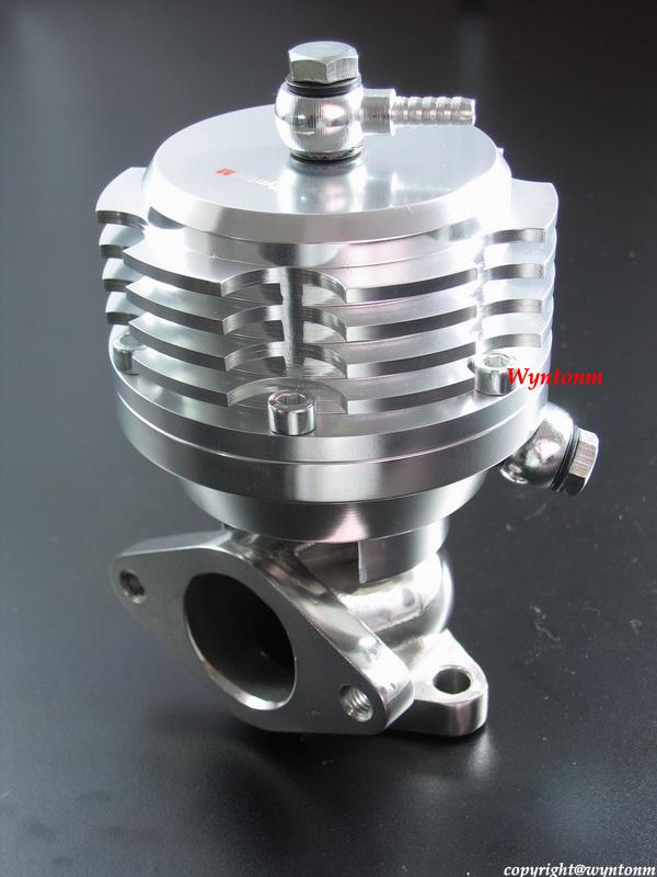 38mm turbo stainless steel wastegate 17 psi silver