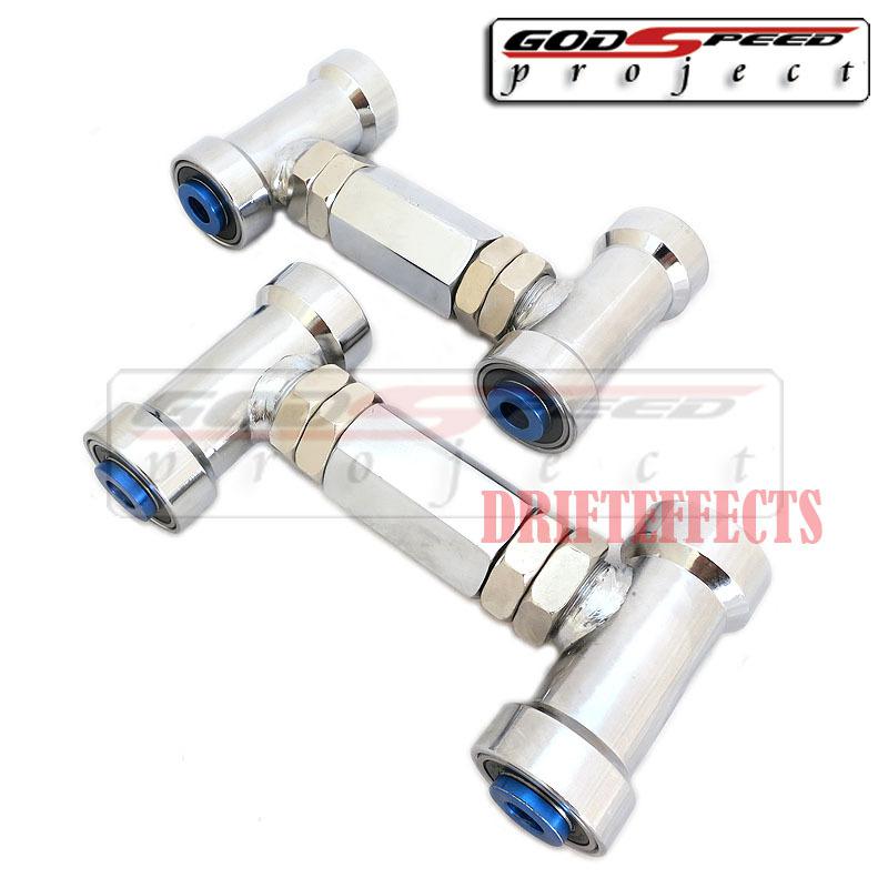 Gsp polish 90-96 300zx z32 fairlady adjustable front upper camber kit control