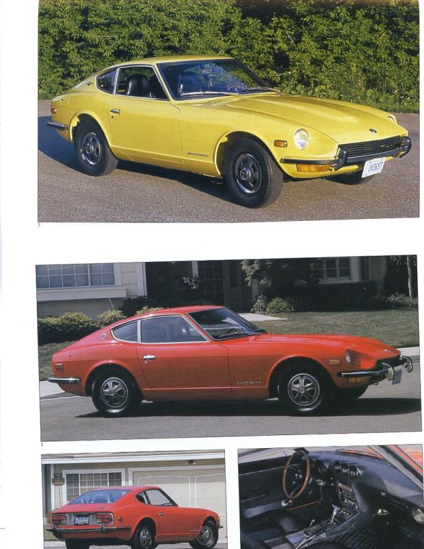 1970 1971 1972 1973 datsun nissan 240z 10 pg color  article