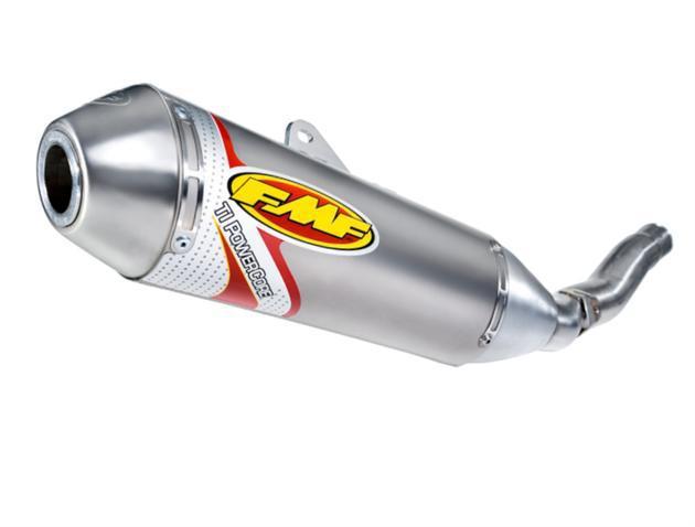 Fmf racing ti powercore slip-on exhaust ti ss end cap fits yamaha wr250f 07-12