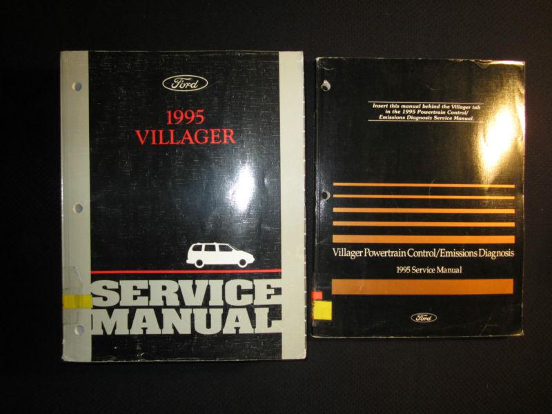 1995 ford villager service repair manual dealer powertrain emissions diagnosis