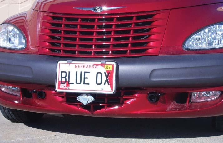 Blue ox bx1968 base plate for chrysler pt cruiser 05-10