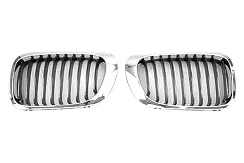 Replace bm1200164 - bmw 3-series lh driver side grille brand new grill oe style