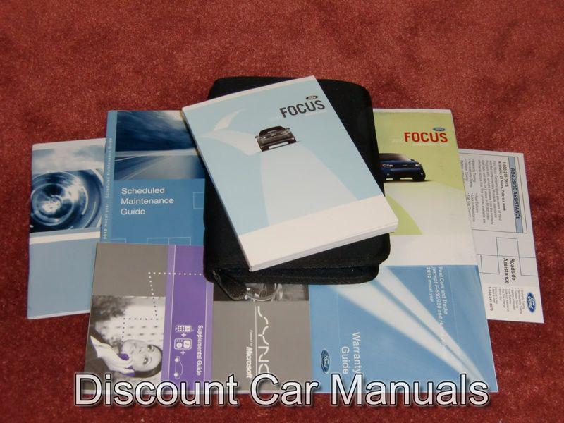 ★★ 2010 ford focus owners manual set w/sync 10!! ★★