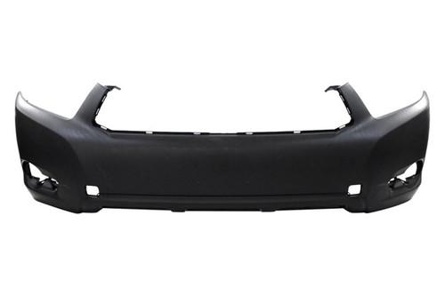 Replace to1000338pp - toyota highlander front bumper cover factory oe style