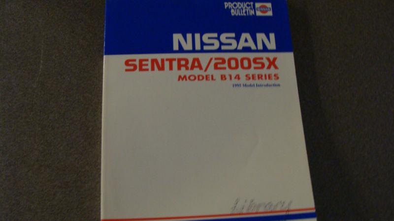 1995 95 nissan sentra 200sx model b14 series product bulletin manual book 