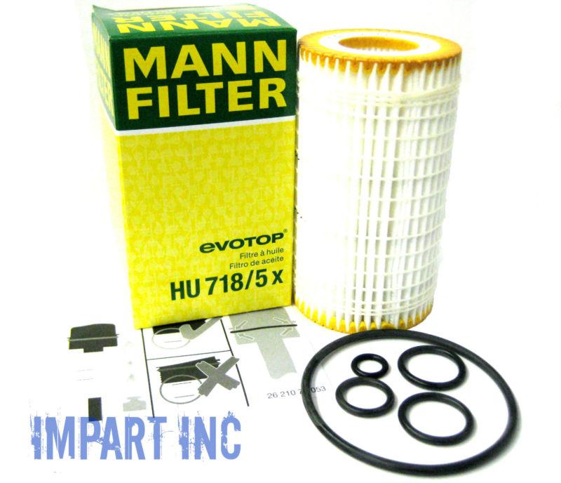 Mercedes dodge chrysler mann fleece oil filter kit hu718/5x   000 180 26 09