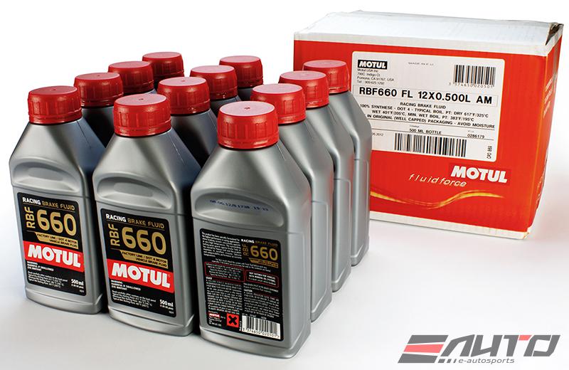 12x motul rbf 660 factory line racing brake clutch fluid 500ml 100% synthetic