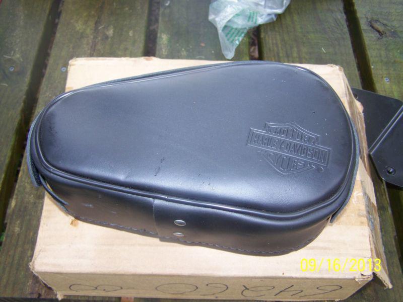 Leather tool box for softails 2000 & up - right hand side