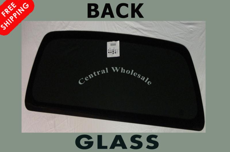 2005-2012 nissan frontier rear back glass, privacy, stationary #22821y