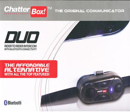 Chatterbox duo bluetooth wireless motorcycle intercom kit brand new 