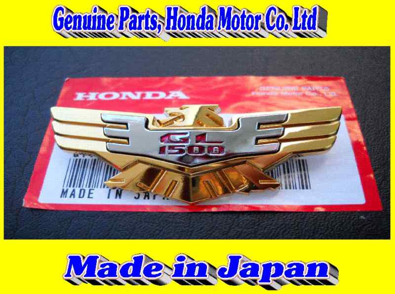 Honda goldwing 1500 genuine side cover emblem  made japan 2bs16