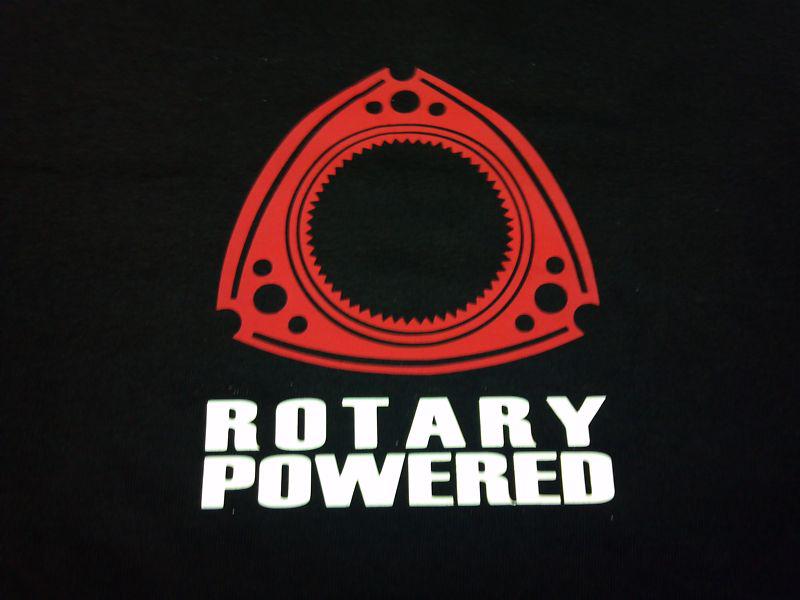 Rx7 rx-7 t-shirt efini 13b rotary size l large black/red/white mazda jdm 3rd gen