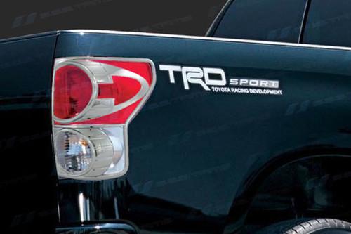 Ses trims ti-tl-137 toyota tundra taillight bezels covers chrome ring trim abs
