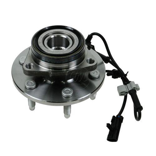 Front wheel hub & bearing w/abs for chevy gmc pickup truck 4x4 4wd awd