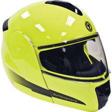 New torc tb-22 motorcycle helmet high viz yellow with blinc bluetooth md