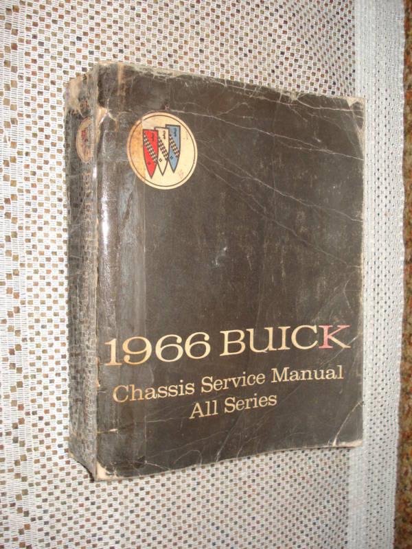 1966 buick shop manual original chassis service book nr