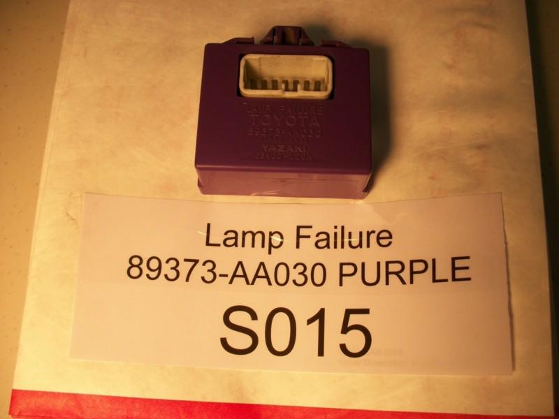 2002 solara yazaki lamp failure pt# 89373-aa030 purple case 60 day warranty#s015