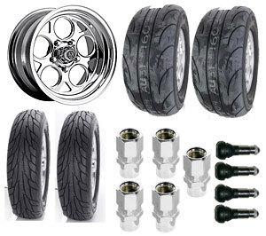 Center line wheels 7235805547k muscle car wheel & tire package
