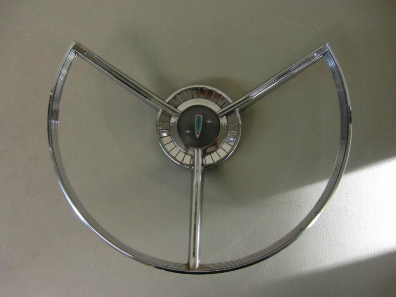 Vintage 1959 ford edsel ranger steering wheel horn ring w center cap no 2701133