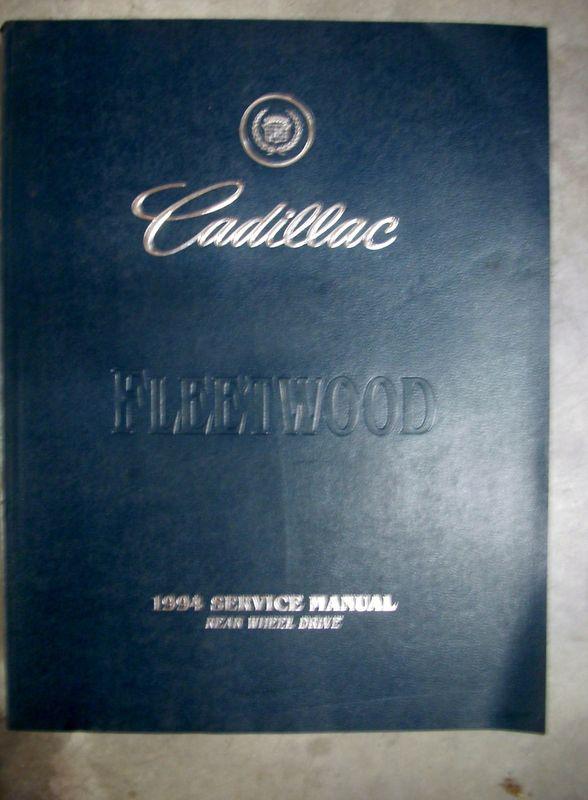 1994 94 cadillac fleetwood workshop shop service repair manual book