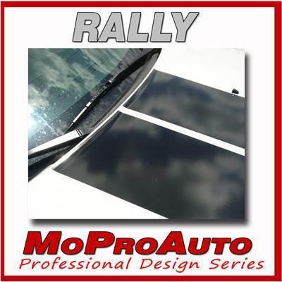 2009 challenger rally racing stripe pre cut hood decals - 3m pro vinyl 193