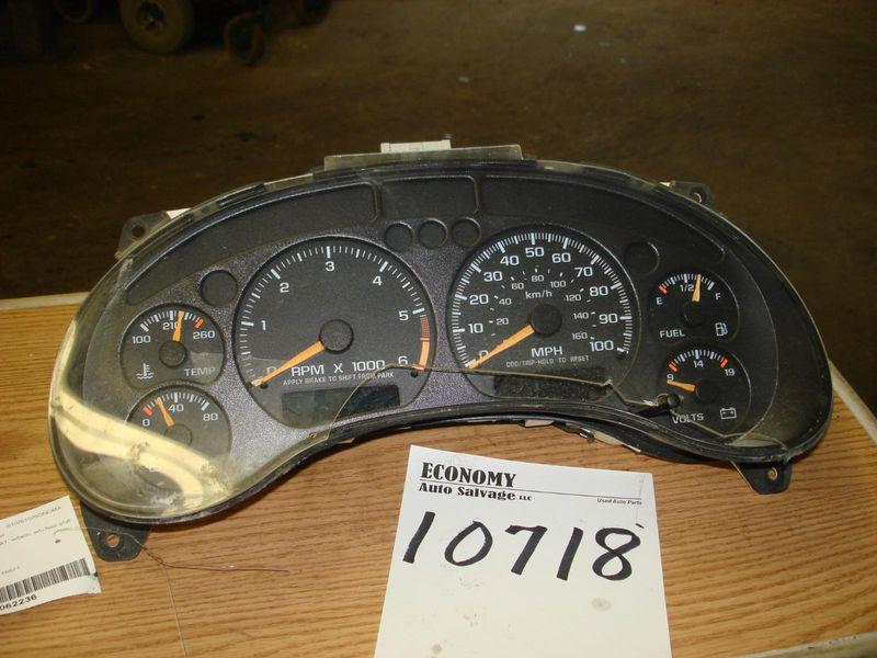 Chevrolet s10/s15/sonoma speedometer us, 4.3l, at, w/tach, w/o fl. shift 02