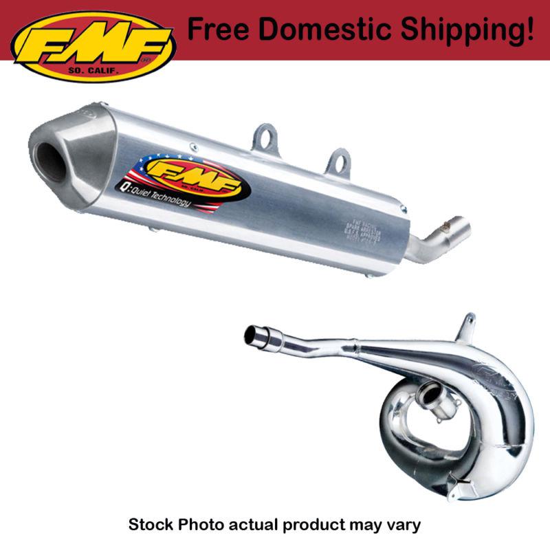 Fmf full exhaust system the "q" silencer & gnarly pipe 2004-2008 suzuki rm250