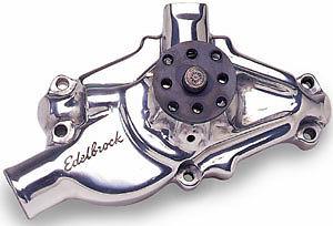 Edelbrock 8820 sb chevy short polished aluminum water pump