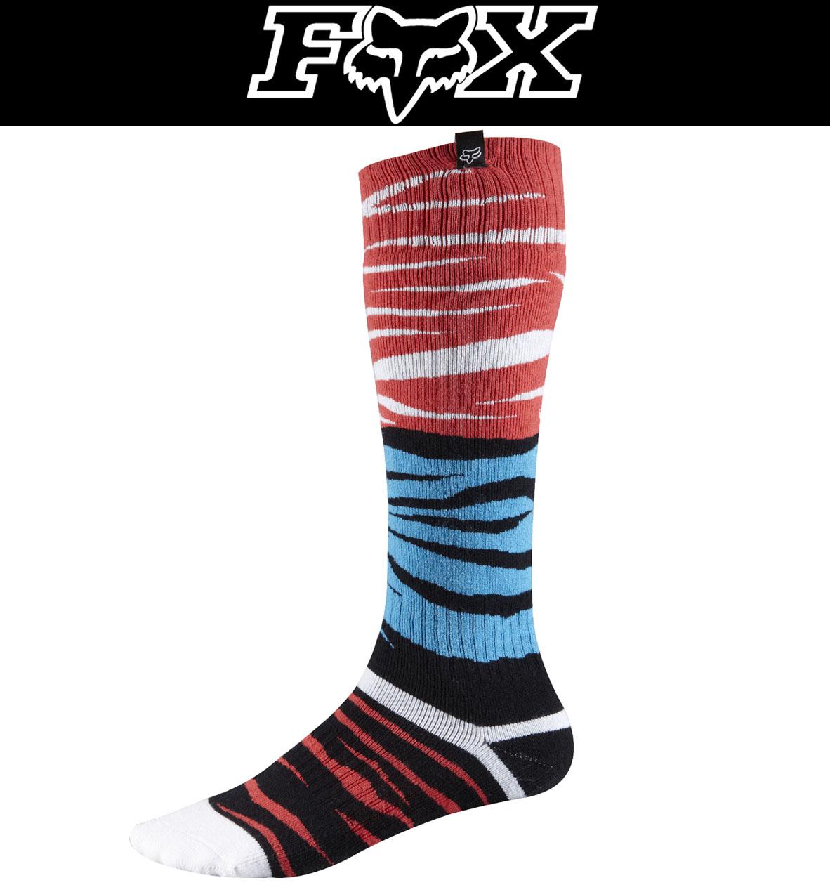 Fox racing fri forzaken youth socks black red shoe sizes 11-7 dirt atv mx 2014